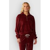 Rip Curl Cosy 3/4 Half-Zip Sweater dark plum | shoptok.hr