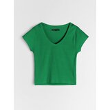 Sinsay Basic rebrasta majica kratkih rukava | shoptok.hr