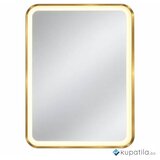  Ogledalo LED 60×80 brušeno zlato Cerato CRT03 u