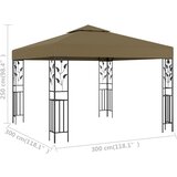  Sjenica 3 x 3 m smeđe-siva 180 g/m² | shoptok.hr