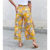 Gemre Yellow women's wide pleated pants Sijam | shoptok.hr
