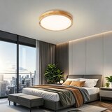 Brilagi LED prigušiva svetiljka WOODLINE LED/48W/230V 3000-6000K hrast prečnik 40 cm +sa daljinskim upravljačem | Eponuda.com
