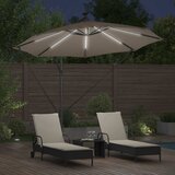  Suncobran Sivo-smeđa 294 x 294 x 248 cm Poliester i aluminij | shoptok.hr