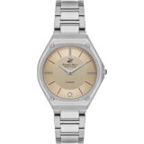 Beverly Hills Polo Club Ženski ručni sat, Kvarcni mehanizam, 35mm, Bež kućište, Srebrne boje, BP3560X.370 | Eponuda.com