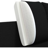 SOFA za dvije osobe Crna 188 x 81 x 89 cm Tkanina Slike