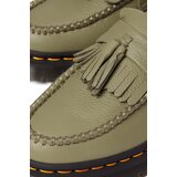 Dr. Martens Kožne mokasinke Adrian za žene, boja: zelena, ravni potplat, DM31703357 | shoptok.hr