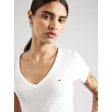 Tommy Jeans Majica 'Essential' mornarska / rdeča / bela | Shoptok.si