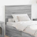  Uzglavlje s uzglavljem Siva Sonoma 90 cm Konstruirano drvo | shoptok.hr