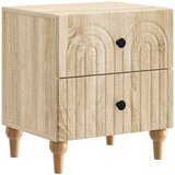 vidaXL Noćni ormar Hrast sonoma 43 x 34 5 x 48 cm Konstruirano drvo - Hrast sonoma 1 | shoptok.hr
