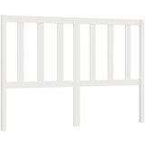 vidaXL Posteljno vzglavje belo 156x4x100 cm trdna borovina, (20644467) | Shoptok.si