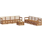  Set vanjskih sofa 9 kom. Prirodna | shoptok.hr