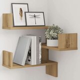 vidaXL Zidna kutna polica Artisan hrast 40x40x49,5 cm izrađeno drvo | shoptok.hr