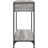  Konzolni stol siva boja hrasta 75x34 5x75 cm konstruirano drvo | shoptok.hr