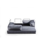 Atelier Del Sofa Dvosjed Via Con, 200x100x80 cm, Siva | Eponuda.ba