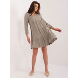 Sublevel Dress-D73761Z30425A-khaki | shoptok.hr