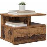  Lebdeća noćna ormarić s ladicama Staro drvo 40 x 31 x 28 cm | shoptok.hr