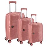 Sazio Ibiza, kofer, set 3 komada, PP, roze zlato ( 110151 ) Cene