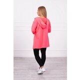 Kesi Cape with loose hood pink neon color | shoptok.hr