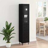  Highboard Crni hrast 34,5 x 34 x 180 cm Konstruirano drvo | shoptok.hr