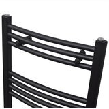  Crni kupaonski radijator za centralno grijanje zaobljeni 480 x 480 mm | Eponuda.ba