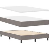  Krevet na podnici s madracem i klupom taupe 120x200 cm tkanina | shoptok.hr