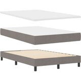  vzmetnica s posteljo in klopjo taupe 120x200 cm tkanina, (22083330) | Shoptok.si