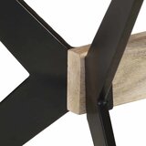  Blagovaonski stol 180 x 90 x 76 cm od masivnog drva manga | Eponuda.com