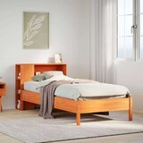 vidaXL Krevet s regalom za knjige bez madraca 90 x 190 cm od borovine Cijene