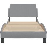  Okvir za krevet Dover svijetlosivi 90x190 cm tkanina | shoptok.hr