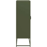  Visoka ploča maslinasto zelena 68x39x123 cm čelik | Eponuda.com