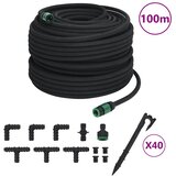 Vrtno crijevo za natapanje crno 0,6 " 100 m gumeno | shoptok.hr