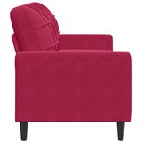  Trosjed crvena boja vina 180 cm baršunasti | shoptok.hr