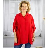 Pri Elegant oversize shirt with decorative collar "VIVIANNE" | shoptok.hr