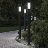  Stupić s utičnicom 3 kom 110 cm od nehrđajućeg čelika IP44 | shoptok.hr