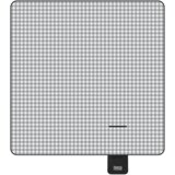 Teesa izolirana deka za piknik 200x200 cm - siva karirana | shoptok.hr