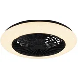 Stropni ventilator Stralsund (Ø 50 cm, 3000 - 6500 K, črn)