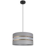  Luster na sajli CORAL 1xE27/60W/230V, prečnik 40 cm, siv | Eponuda.com