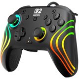 Turtle Beach Žični igralni plošček Afterglow Wave RGB za Nintendo Switch 2 - Črna | Shoptok.si
