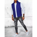 DStreet dark blue quilted men's vest Cene