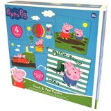  Senzorne uganke Peppa Pig – 4 sestavljanke za otroke 18+ mesecev | Shoptok.si