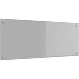  Kuhinjska Ploča Svjetlosiva 100x40x0 6 cm Kaljeno Staklo | shoptok.hr
