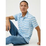 Koton Polo T-shirt - Blue - Regular fit Cene
