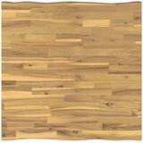  70 x 70 x 75 cm Čvrsto drvo akacije Bijela Četvrtasti | shoptok.hr