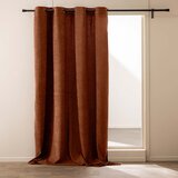 Douceur d intérieur Bouclé zavesa v barvi terakote 140x260 cm Winona – u