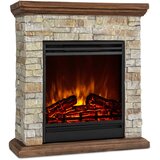 Klarstein Etna, električni kamin, 1800 W, tjedni timer, daljinski upravljač, sivo / smeđi | shoptok.hr