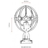 Opviq BSU 68081 BSY M3 K lampa, crna | Eponuda.ba