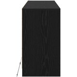 TV ormar 91 x 34 x 61 cm Crni hrast Konstruirano drvo | shoptok.hr