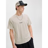 Jack & Jones Muška majica Jorhyeres Back Element Tee Ss Crew, Krem | Eponuda.com
