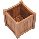  Povišena gredica 30 x 30 x 30 cm od masivne tikovine | shoptok.hr