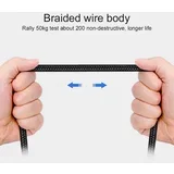 Kabel USB na Type-C Elbow crni 1m